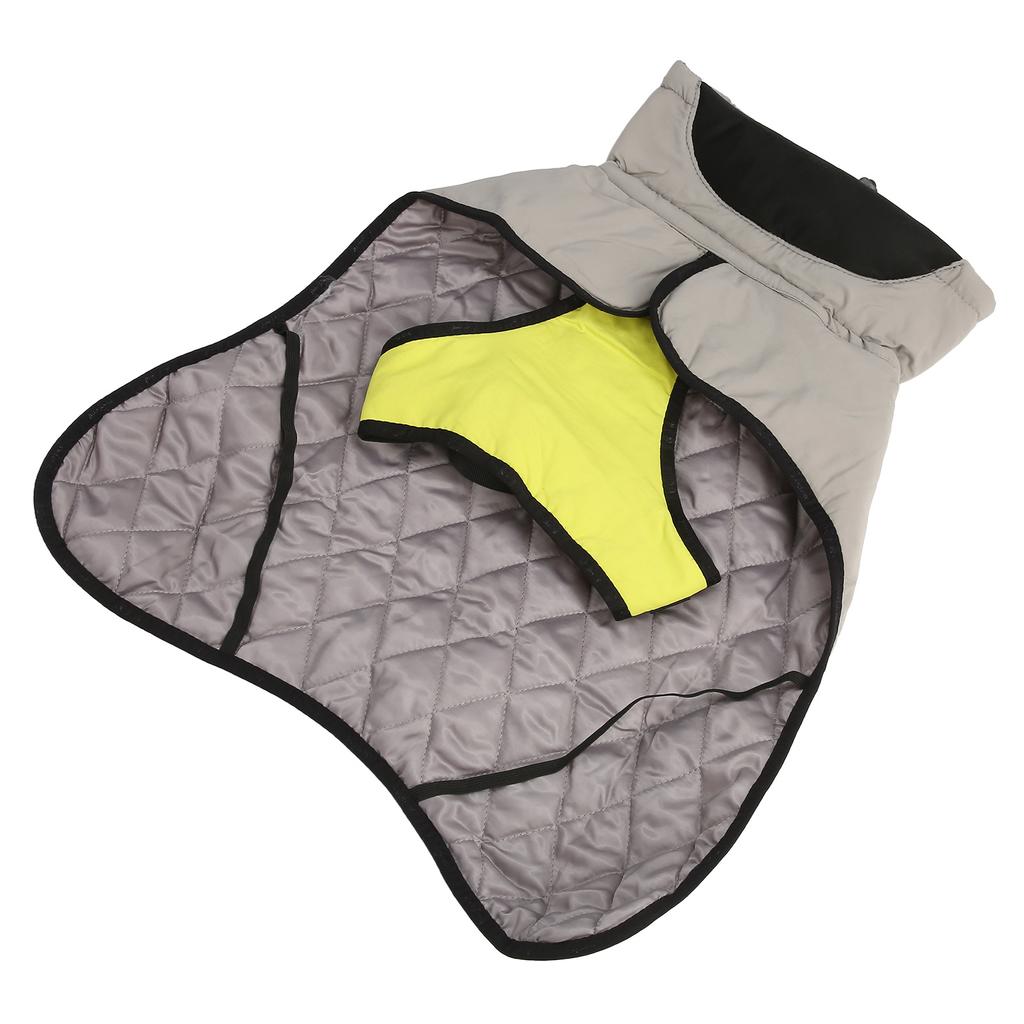 Dog Winter Coat Waterproof Adjustable Chest Soft Thickened Dog Warm Jacket Vest for Indoor Outdoor