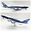 1/250 Scale 747 30cm Original Model B747 Prototype Airways Airplane Model Resin Diecast Aircraft Model Kit with Wheels for Plane