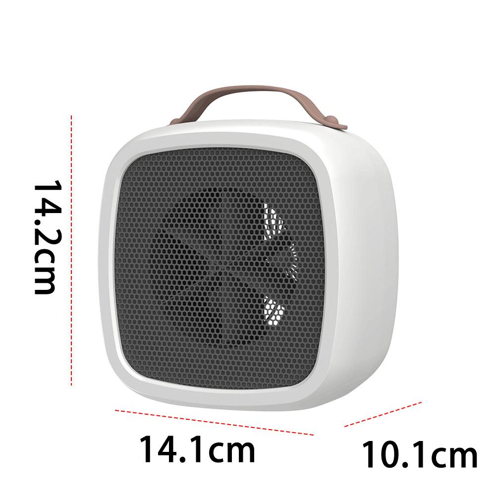 Portable Space Heater Mini Desktop Warm Air Fan Fast Heating Lightweight Electric Heater Personal Warmer for Winter