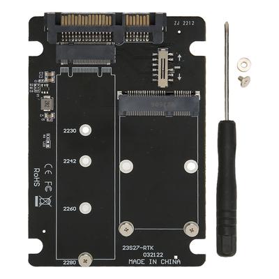 Карта-адаптер SSD Двойной отсек MSATA M.2 NGFF к SATA 3.0 Адаптер-конвертер Карта-райзер