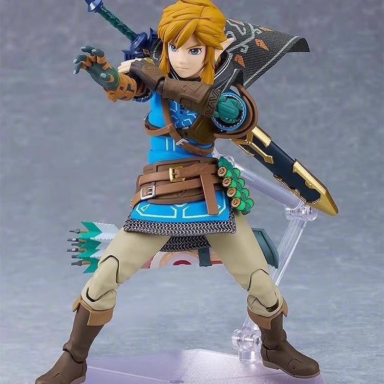 Легенда о Зельде Слезы Королевства Фигурка Действия Figma 626 Фигурки Линка Дыхание Дикой Природы Аниме Фигурка Коллекционная Модель Подарок
