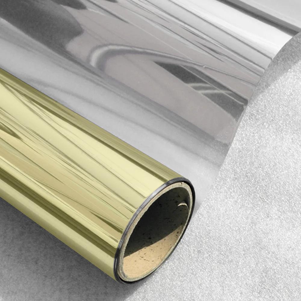 Широкая 70/80/90 см зеркальная солнцезащитная тонировка для окон, солнцезащитная, теплозащитная, серебристые виниловые наклейки в рулонах, солнцезащитные пленки для окон