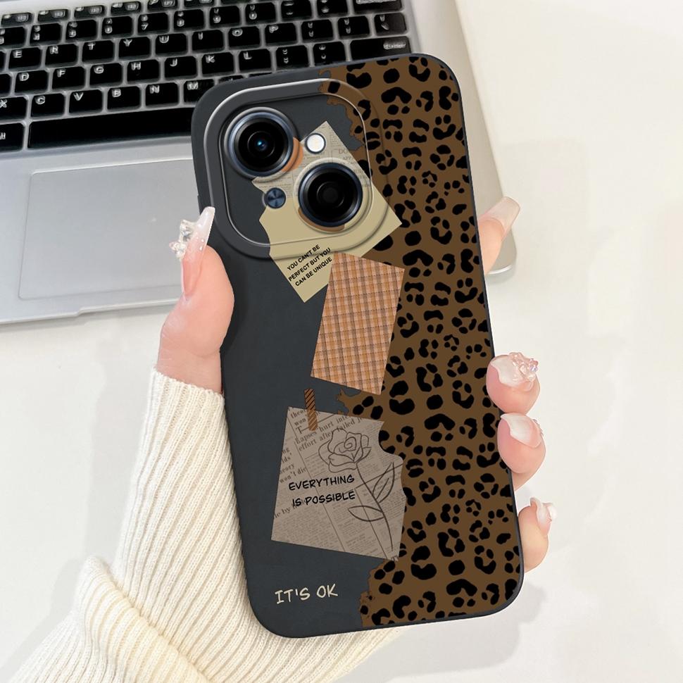 Чехол для Tecno Spark Go 1 Go1 Милый Мультяшный Чехол Мягкий Силикон Fundas Чехол для Телефона Для Tecno SparkGo Spark Go 2025 Задняя Крышка Capa