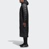 adidas Длинная утепленная куртка с капюшоном 'Черная' Мужская BQ6590