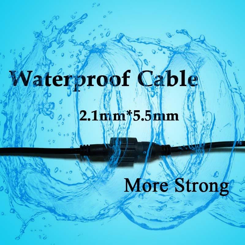 Удлинительный кабель адаптера питания постоянного тока 12 В 5,5*2,1 мм, мужской и женский, удлинительный кабель питания 1 м, 2 м, 3 м, 5 м, 10 м, кабель для маршрутизатора камеры видеонаблюдения
