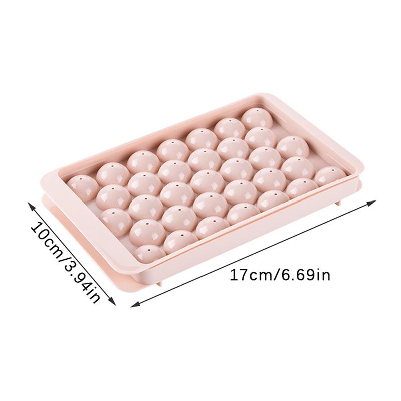 1 Pcs 3D Round Ice Cube Tray With Lid Plastic Diamond Spherical Style Ice Mold Diy Mould Ice Ball Maker Kitchen Tools