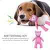 Неразрушимая игрушка для собак-медведей для агрессивных любителей жевать, плюшевая пищащая игрушка для собак крупных пород