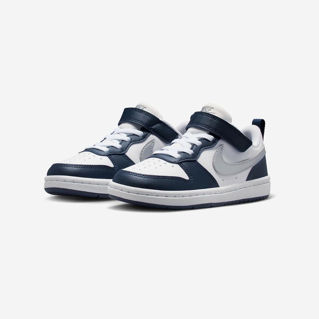 [Nike] Court Borough Low ReCraft Boys' Preschool Velcro [DV5457-135]