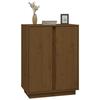 814492 vidaXL Buffet Honey Brown 60x35x80 Cm Solid Pine Wood