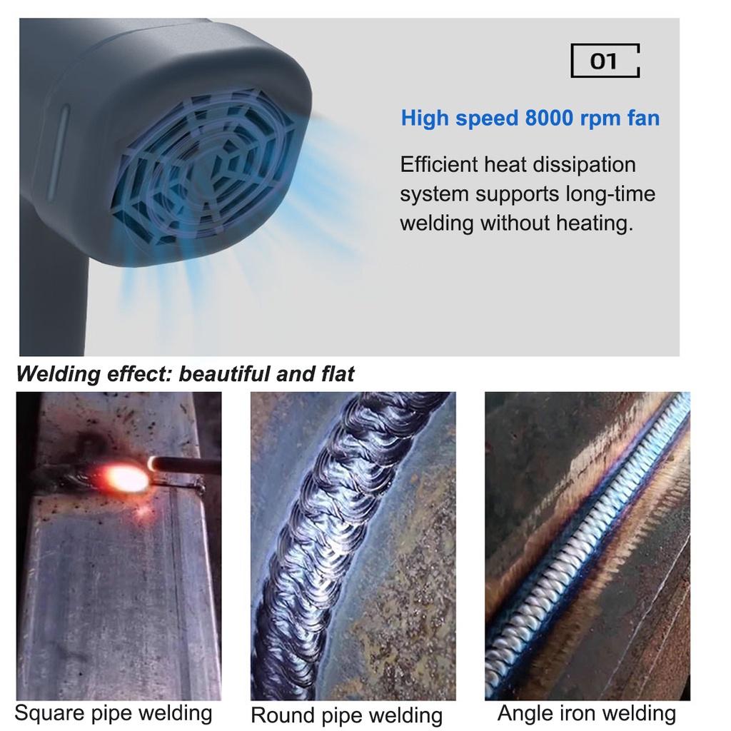 220 В 4800 Вт ручной электрический цифровой дуговой сварочный аппарат автоматический сварочный инструмент ток для толщины сварки 2 ~ 14 мм