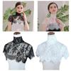 Women Wedding Dress Accessories Neck Cover Fake Collar Detachable Half Shirt