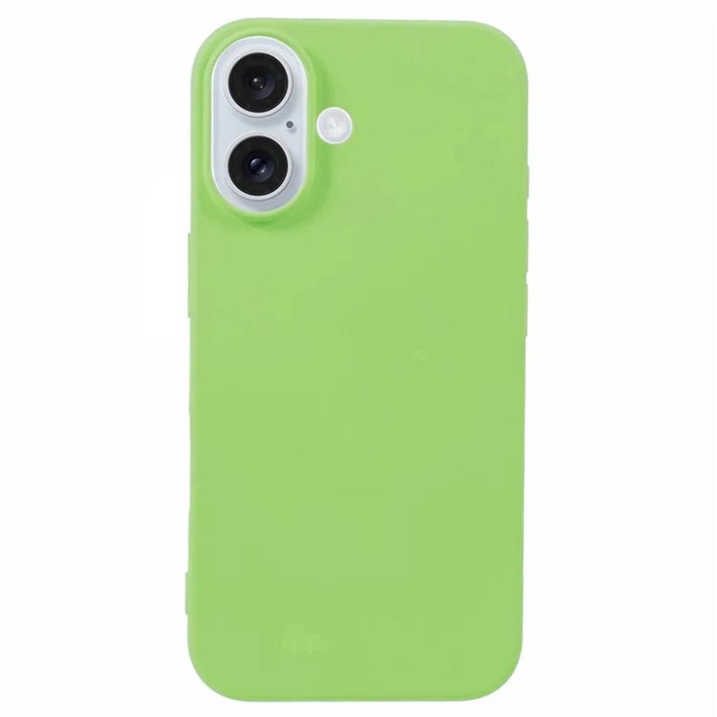 KALEBOL KLB-YTGJ001 For iPhone 16 Case Solid Color Liquid Silicone+PC Phone Cover