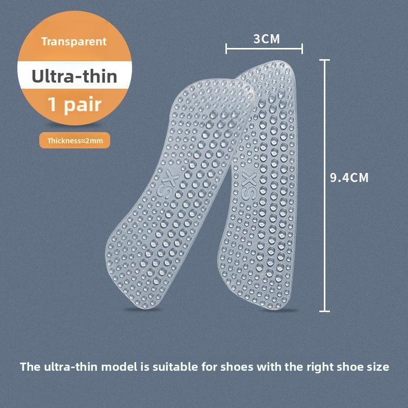 Upgrade Silicone Heel Stickers Heels Grips for Women Men Anti Slip Heel Cushions Non-Slip Inserts Pads Foot Heel Care Protector