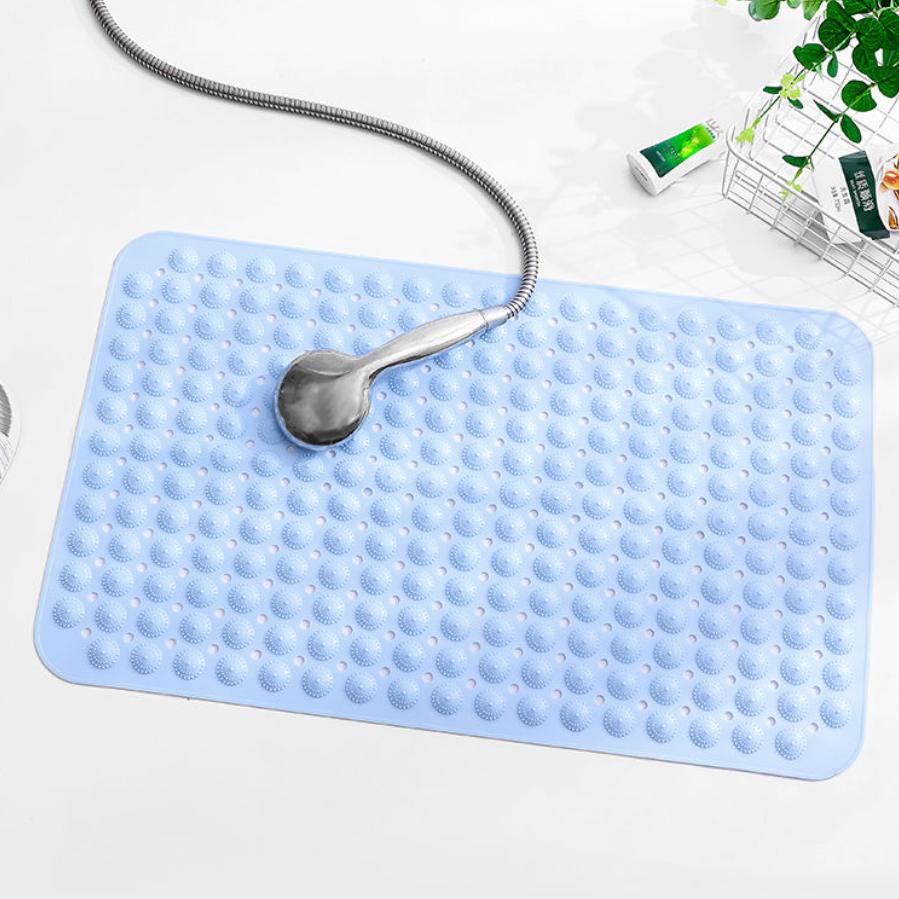 Нескользящий коврик для ванной комнаты без запаха, для ванной, душа, большая присоска, массажная подушечка для ног, гигиенический коврик с интервалом для воды