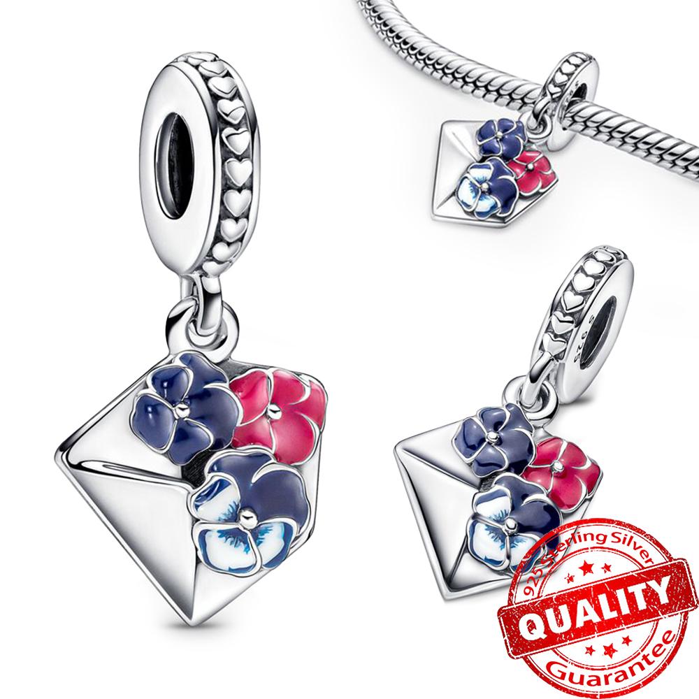 Медные бусины-морские звезды и подвеска-шарм в виде бабочки и стрекозы, подходят для браслета-змейки, бутикового ожерелья, синяя подвеска, подарок