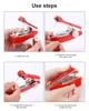 1PC Mini Sewing Machines Needlework Cordless Hand-Held Clothes Useful Portable Sewing Machines DIY Apparel Sewing Fabric Tool