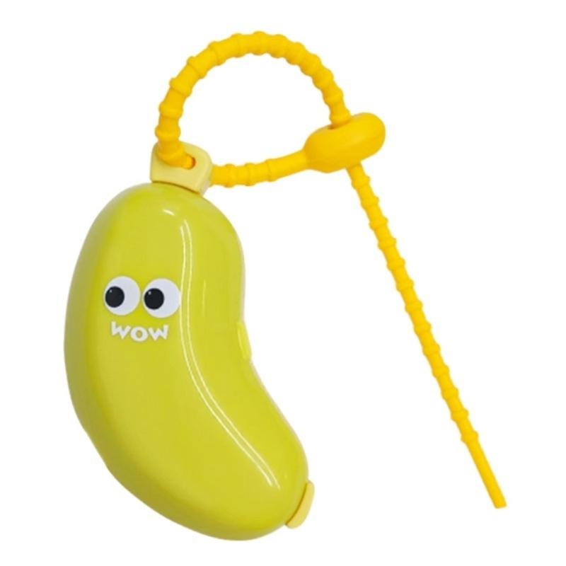 Cute Banana Design Toothbrush Head Protector Portable Hygienes Case For Home Travel Essential Safe Nontoxic Plastic