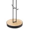 Black metal stand for cups and mugs RADKA 15.5x40 cm