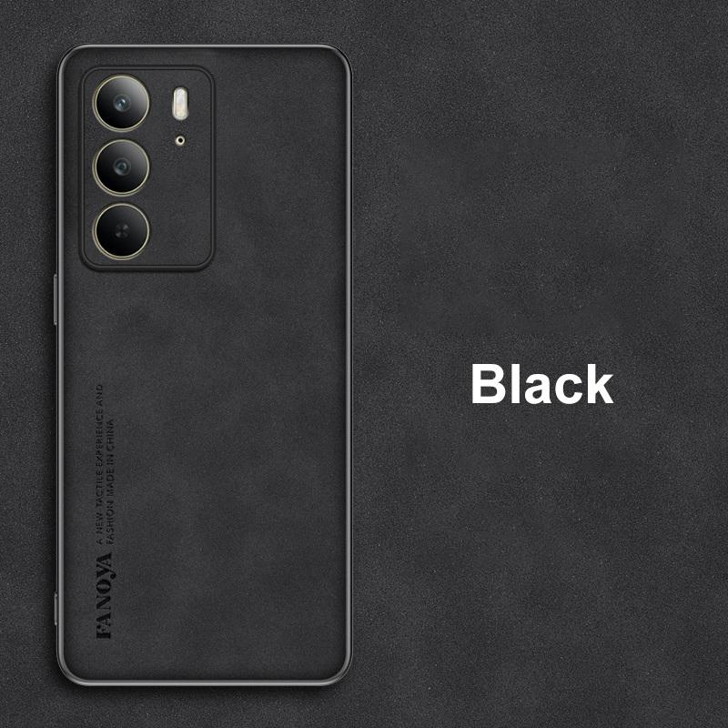 Для Realme C75 Чехол Роскошный Кожаный Чехол для Телефона Для Realme C75 RealmeC75 Задняя Крышка Матовый Силиконовый Ударопрочный Полная Защита