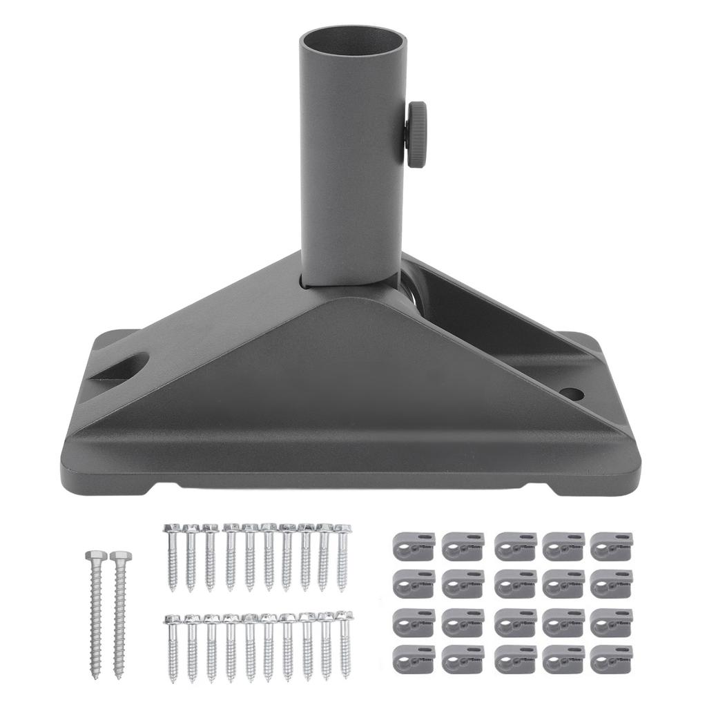 Antenna Roof Pipe Adapter Mount Enhance Signal Reception 90 Deg Adjustable Aluminum Alloy Windproof for Yachts RVs