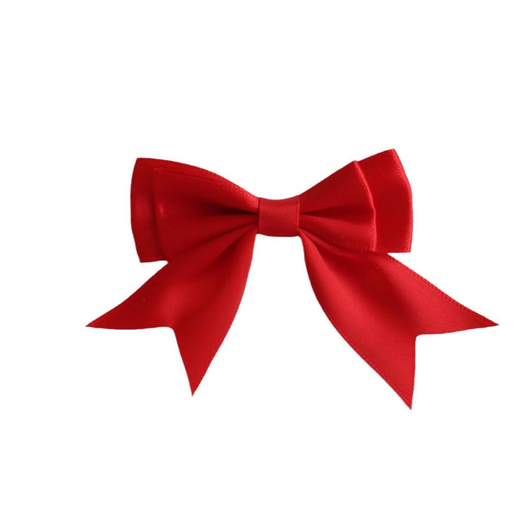 Double-Layer 8-Minute Polyester Swallowtail Ribbon Waist Bow and Headdress Accessory