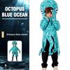 Детский костюм осьминога - Хэллоуинский наряд морского животного для мальчиков и девочек, для школьной постановки, сценического выступления, тематической вечеринки.