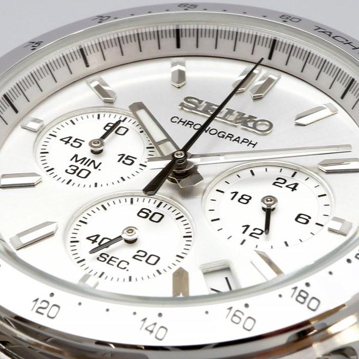 Мужские кварцевые часы Seiko с хронографом SBTR009 Серебристые