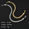 Simply  Fashion Single For Man HipHop Bracelet Bangle Stainless Steel Chunky Twisted Rope Chain Jewelry