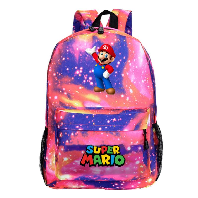 Peripheral Backpack Animation Cartoon Game Schoolbag Creative Pattern Heat Transfer Backpack