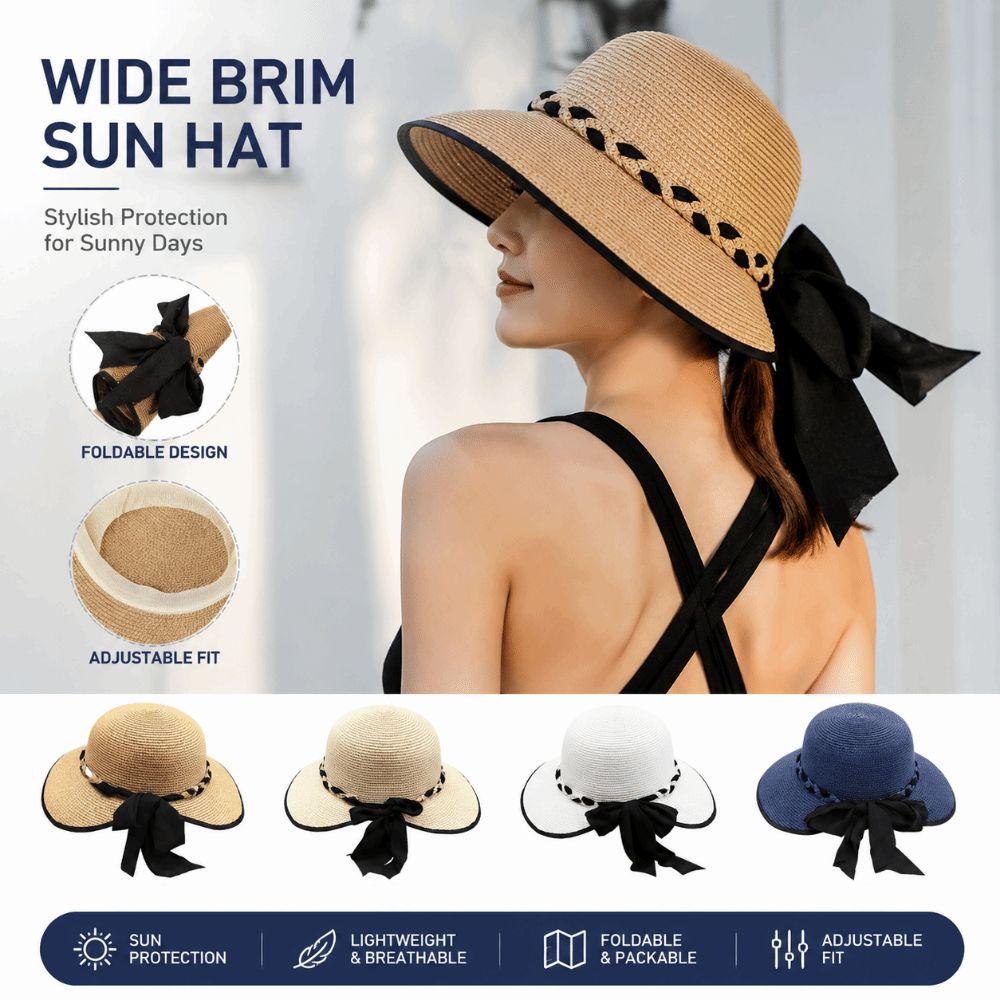Wide Brim Sun Hat Multicolor Face Covering Cap Portable Sun Visor Hat Beach Trip