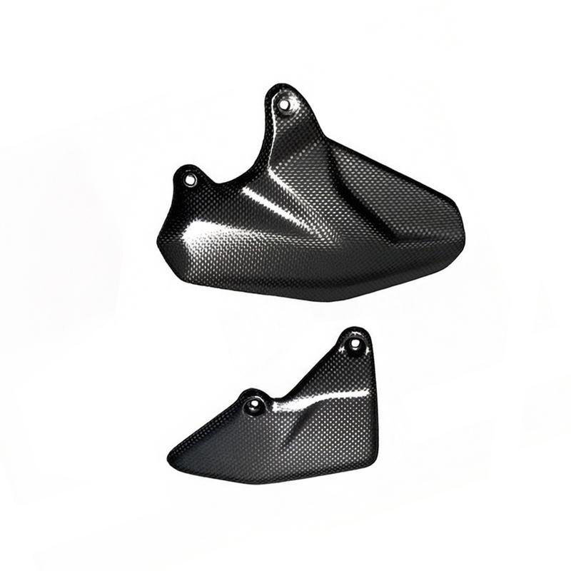 For DUCATI Multistrada V4 V4S Pikes Peak 2021-2023 2024 Carbon Fiber Heel Guards Protector Foot Plates Motorcycle Fairing Kits