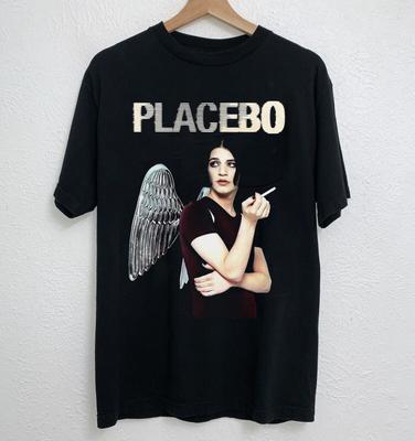 Футболка с коротким рукавом Placebo Band Brian Molko Черная Все размеры NZ195 БЕСПЛАТНАЯ ДОСТАВКА