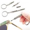 Ring Keychain Glasses Screwdriver Eyeglasses Screwdriver Straight Cross Screwdriver Repair Tool