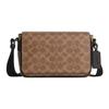 Сумка через плечо Turner Flap, Женская сумка-мессенджер Sling Bag из фирменной кожи коричневого цвета, Повседневная, для путешествий, покупок CDZ95-QBNRX