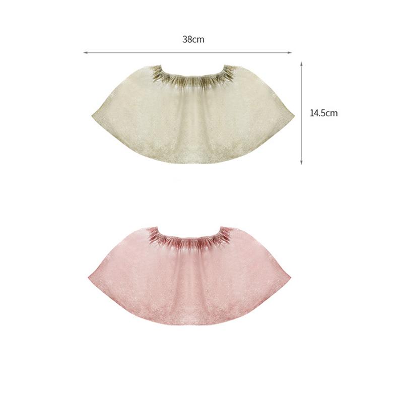100pcs Nonwoven Shoe Cover Dustproof Thickened Plastic Cleaning Overshoes One Size Foot Cover For Home