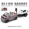1:24 Игрушечная машина WuLing HongGuang Mini EV Модели Сплав Литье под давлением Звук Свет Откатная Дверь Открывается Резиновые Шины Украшение Автомобиль Подарки