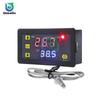 5V 12V 24V 220V -60~500℃ Thermometer Thermostat Temperature Sensor Control K Type Thermocouple Control Thread M6 Screw Probe