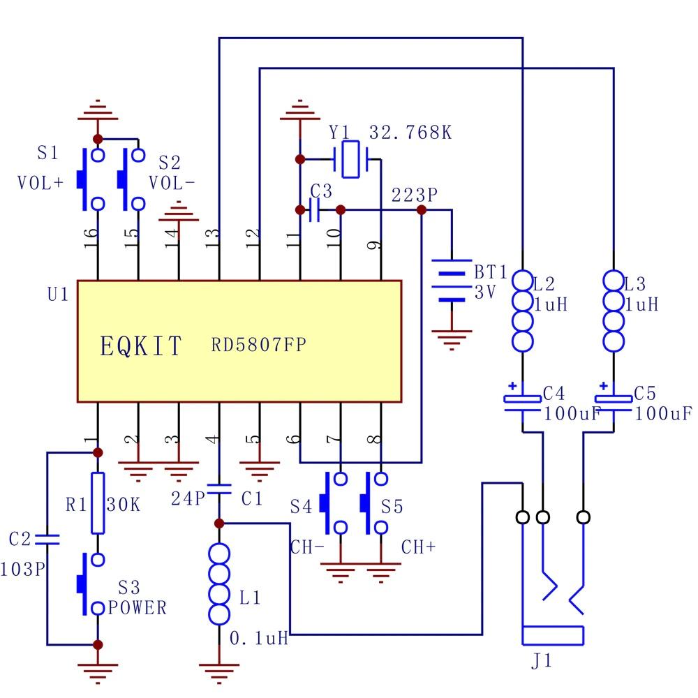 76-108 МГц FM стерео радио DIY Kit беспроводной FM-приемник модуль частотной модуляции электроника проект для пайки