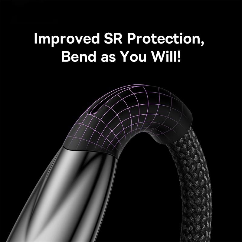 Baseus Кабель для быстрой зарядки данных серии Glimmer USB — iP 2.4A