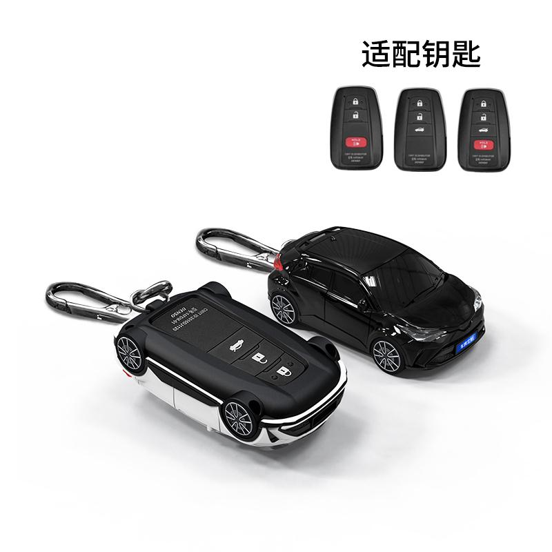 Новый Чехол для Ключа Автомобиля Модели Chr Для Camry Corolla Rav4 Highlander Prius Land Cruiser Prado 2 3 4 Кнопочный Пульт Чехол Брелок