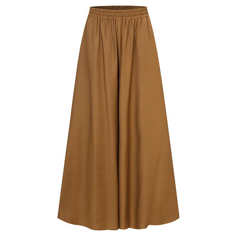 Women's Large Size Casual Loose Wide Leg Dance Pants Beach Skirt