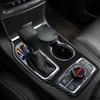 Углеродное волокно для 2016-Jeep Grand Cherokee аксессуары автомобильная панель переключения передач центральная консоль держатель чашки крышка накладка