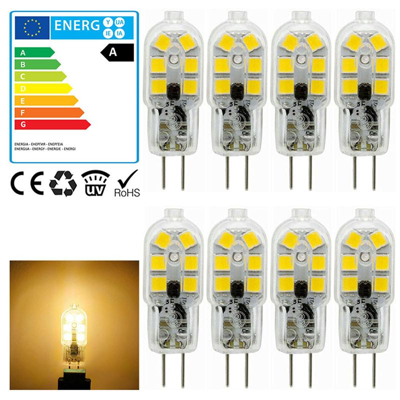 Светодиодная лампа 10x G4 5 Вт AC/DC 12 В G4 Corn Light Энергосберегающая светодиодная лампа без регулировки яркости Теплый белый
