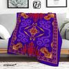 Aladdin 1992, Magic Carpet Throw Blanket Aesthetic Art Flannel Blanket Portable Home Travel Camping Sofa Picnic Thickening Flan