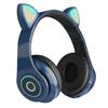 Беспроводные Bluetooth накладные наушники B39 с кошачьими ушками: Светящийся, Складной, Тяжелый бас, Для игр