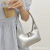 Сумки нишевые сумки подмышку женские летние серебристые текстурные сумки на плечо сумки универсальные