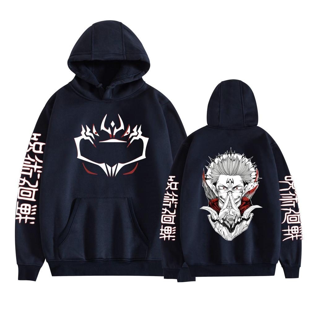 Funny Jujutsu Kaisen Long Sleeve Casual Hoodies Cool Anime Ryomen Sukuna Printed Men Women Fashion Harajuku Sweatshirt Clothes Sudaderas