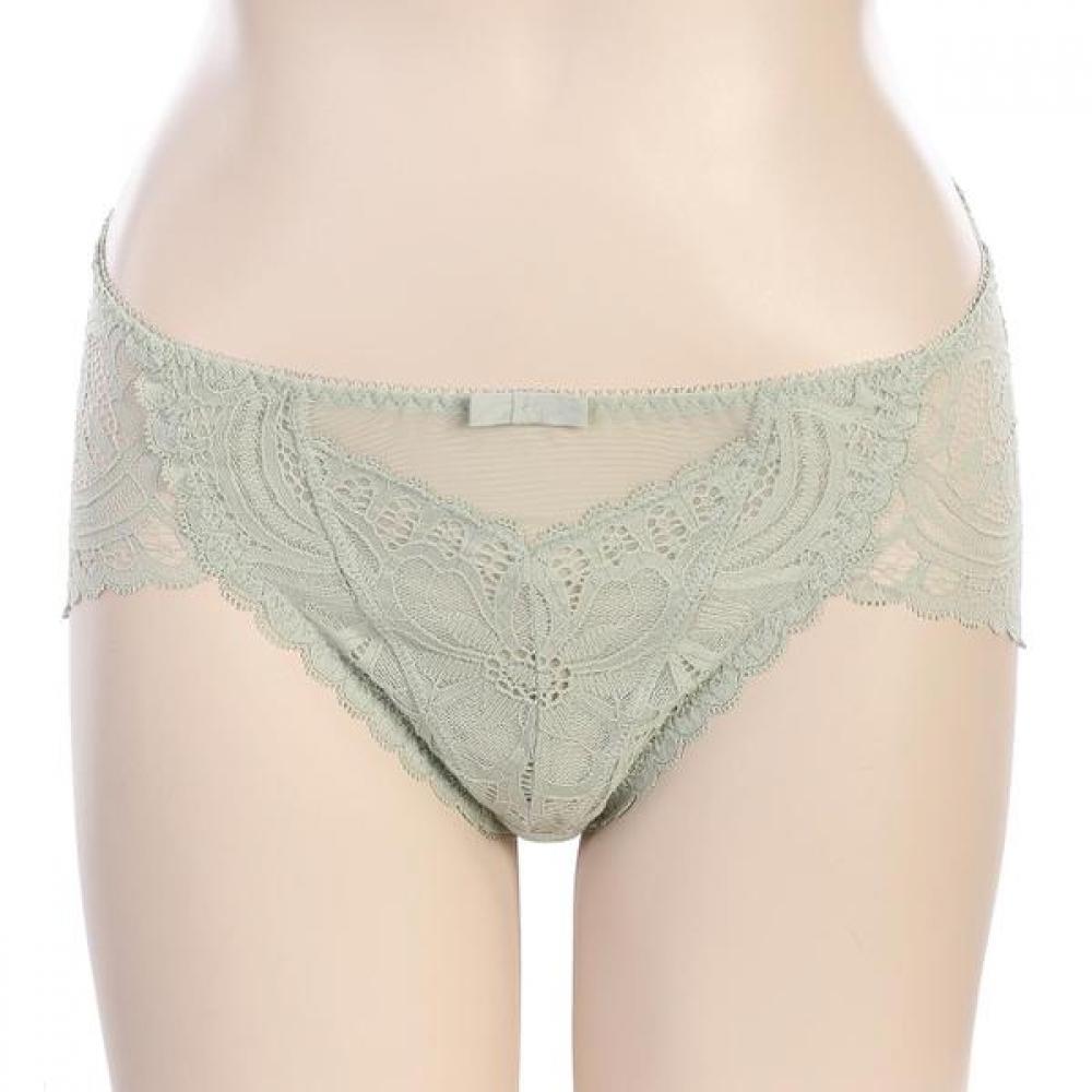 Barbara Lace Triangle Panty 2color Bp4459