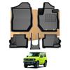 CARVANTA Compatible with Suzuki Jimny AT JB64W JB74W Floor Mats XPE TPE New Rubber Type Jimny Sierra JB64 JB74 3D Floor Mats Waterproof Stain