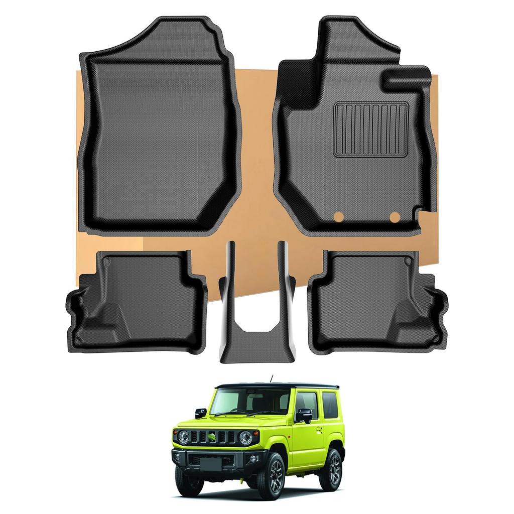 CARVANTA Fits Suzuki Jimny AT JB64W / JB74W Floor Mat XPE+TPE New Rubber Type